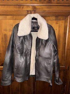 Jacke Herren Kunstleder Größe L - Bild 1 von 5