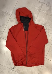 Reebok Full Zip Übergangsjacke Herren Gr. L rot mit Kapuze - Bild 1 von 8
