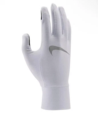 Nike Dri-Fit Fleece Running Gloves Football Gray Women's XS-S - Image 1 of 3