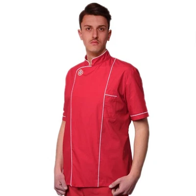Giacca pizzaiolo "rosso" cod:8019 - Immagine 1 di 4