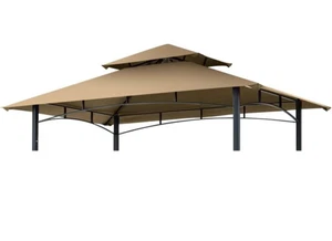 Grill Pavillon Ersatz Vordach Dach - 5 x 8 passend für L-GG001PSTF Khaki - Bild 1 von 5