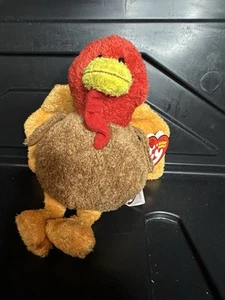 TY Beanie Baby – GOBBLES the Turkey (5.5 in) - Picture 1 of 2