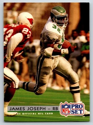 1992 Pro Set - James Joseph #284 - Image 1 of 2