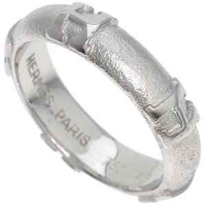 HERMES  Fidelite #48 Ring K18 White Gold  Ladies [Used] - Picture 1 of 8