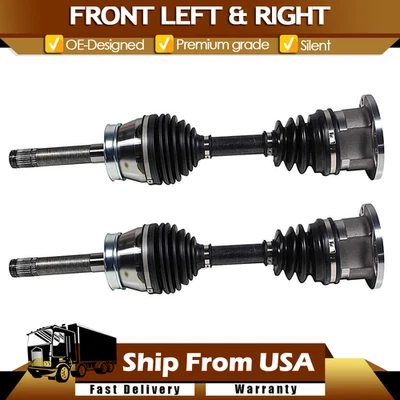 Front CV Joint Axle Assembly LH RH Pair For Infiniti QX4 Base Sport 3.3L 3.5L V6 - Imagem 1 de 4