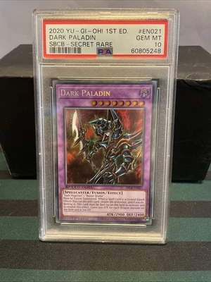 Dark Paladin SBCB-EN021 1st Edition PSA 10 Yu-Gi-Oh Speed Duel: Battle City Box - Image 1 of 4
