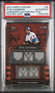 2010 Topps Sterling Legendary Relics #35 Ryne Sandberg 11/25 signed card - Picture 1 of 2