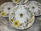 BEE SWEET Dinner Plates By Certified International. 10.75 Inch. Set Of 4. New.