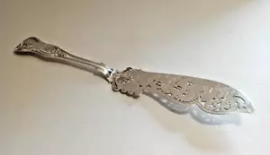 Antique M & Co Sheffield Silverplate Fish Server Victorian Era Hallmarked - Picture 1 of 13