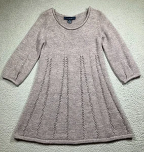 French Connection Sweater Women's 10 Gray Wool Alpaca Blend Tunic/Dress - Picture 1 of 17