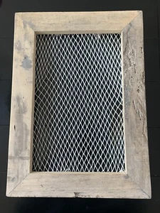 Two's Company Rustic Wood Net Photo Collage Memory Frame 18.25 x 13" - Picture 1 of 7