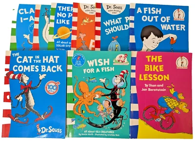 Dr. Seuss Classic Children's Story Book Bundle (9) | Reading Early Learning | GC - Image 1 of 4