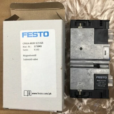 New FESTO CPA14-M1H-5/3GS 173945 Solenoid Valve Free shipping - Photo 1/2