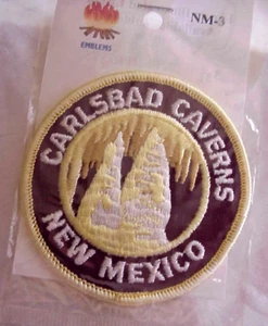 Carlsbad Caverns NM New Mexico Hiking Travel Souvenir Patch NIP 3" - Picture 1 of 2