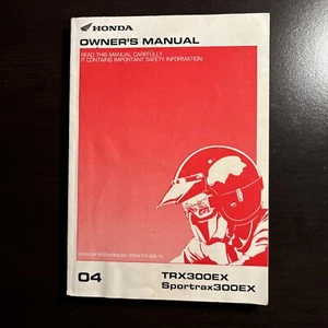 2004 Honda TRX300EX OWNERS MANUAL - Picture 1 of 2