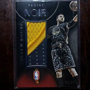 2014-15 Noir /99 ANDREW BOGUT Chinese New Year THICK Game Worn Patch - Warriors
