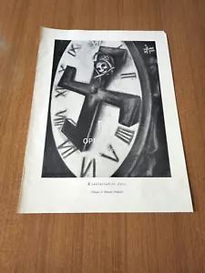 1932 TAVOLA ILLUSTRAZIONE DI DAMIANO DAMIANI SVASTICA ERA FASCISTA VINTAGE - Foto 1 di 1