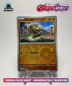Silicobra 119/198 Pokémon Holo Inverso: Base Escarlata y Violeta NUEVO COMO NUEVO 🙂 - Imagen 1 de 2