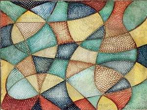 Florencio Gelabert. Ohne Titel, 1977. Original signiert. Mischtechnik auf Karton. - Bild 1 von 11