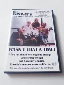 The Weavers Wasn't That A Time! Documentary by Jim Brown 1980 DVD RARE OOP - Picture 1 of 4