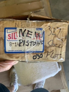 Chevrolet 327 SBC .030 Silvolite Flat Top Pistons - Picture 1 of 3