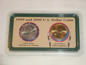 1999 and 2000 U.S. Dollar Coin Set - Millennium Set - Littleton Coin Company - Picture 1 of 2