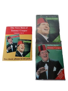 The Very Best Of Tommy Cooper Volume 1 & Vol 2 Cassette Tape X2 SEALED box set - Picture 1 of 8