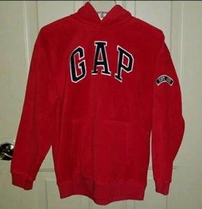 GAP Classic Fleece Pullover Hoodie Kids XXL Red - Picture 1 of 7