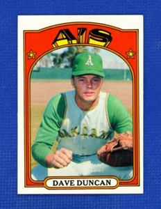 1972 Topps Set-Break # 17 Dave Duncan Oakland A's - Picture 1 of 2