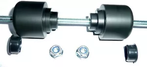 KAWASAKI ZX10R 2008-2022 ASSALE ANTERIORE CRASH FUNGHI CURSORI BOBINE PROTEZIONE - Foto 1 di 11