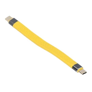 Krótki kabel USB C Szybki transfer danych 4K Wyświetlacz wideo Elastyczny 100W Fas FY - Zdjęcie 1 z 23