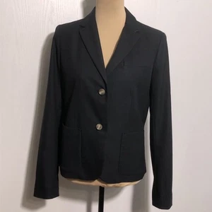 Blazer Gap Mujer 8 Azul Marino The Academy Academia Preppy 2 Botones Nuevo - Imagen 1 de 17