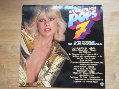 Klaus Wunderlich Pops 7 - Pop Organ Sound - Instrumental - Album Vinyl LP 1978 - Bild 1 von 3