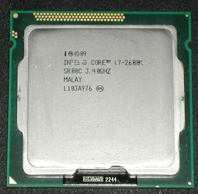 4 cœurs 8 threads Core i7 2600K LGA1155 - Photo 1/4
