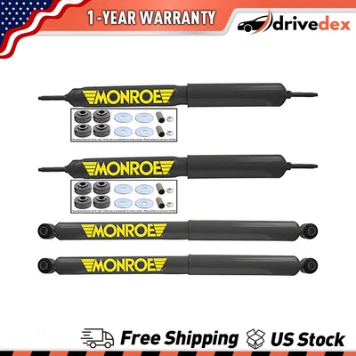 4 передних задних амортизатора Monroe подходят для 2000 International Harvester 2554 2574 - Изображение 1 из 3