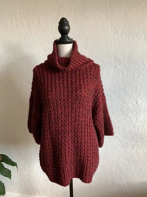 Женский свитер Plenty By Tracy Reese размер Small водолазка пуловер бордовый - Изображение 1 из 4