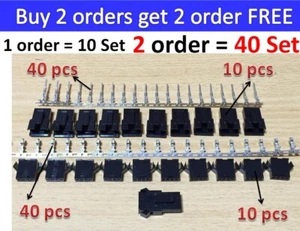 10x JST SM 2,5 mm paso 4 pines conector JST enchufes macho IC, carcasa de enchufes hembra - Imagen 1 de 1