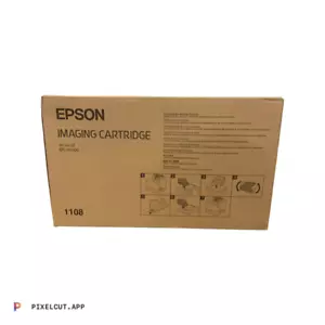Imaging Cartuccia Epson C13S051108/1108 Originale Nero Nuovo 17 000 Pagine - Photo 1/1