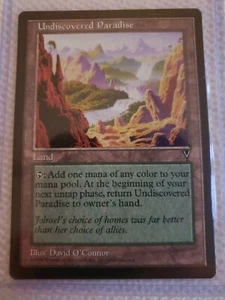 Undiscovered Paradise MTG Card Visions. Mint never played - Picture 1 of 10