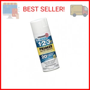 Zinsser 272479 Bulls Eye 1-2-3 Plus Spray Primer, 13 oz, White - Picture 1 of 1