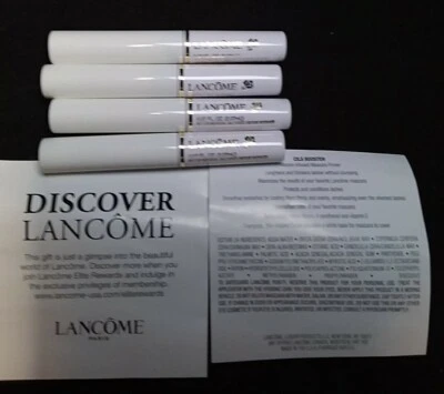 4 Lancome Cils Booster XL Base de imprimación de pestañas con infusión de vitaminas 0,07 oz x 4 Foto 1 de 4