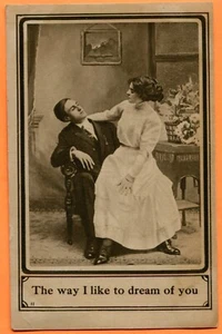 The Way I Like to Dream of You, Woman on Man's Lap PM1910s Elva Greer in Detroit - Bild 1 von 3