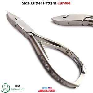 Chiropody Side Cutter Pattern Manicure Podiatry Nail Care Tool Handle Curved New - Picture 1 of 2