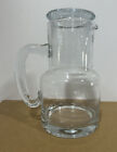 Vtg Bedside Water Pitcher Set, 2 Pc. Glass Nightstand Carafe Pitcher & Cup