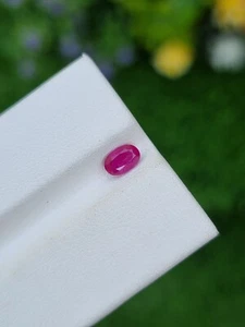 Piedra de rubí natural sin calentar ovalada suelta facetada de Afganistán - Imagen 1 de 4