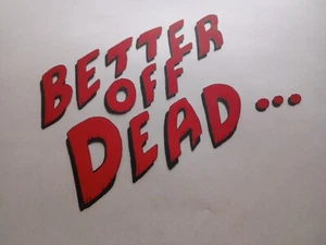 better off dead animation title cel production used opening - Picture 1 of 2