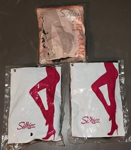 Vintage NIP SILKIES Knee Hi’s 9 Paar tiefschwarz 001008 Strumpfhosen Hose - Bild 1 von 3