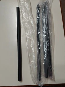 LOT OF 4 PENDENT LIGHT EXTENDER POLES 12 INCH BLACK BRYERWOOD COLLECTION - Picture 1 of 3