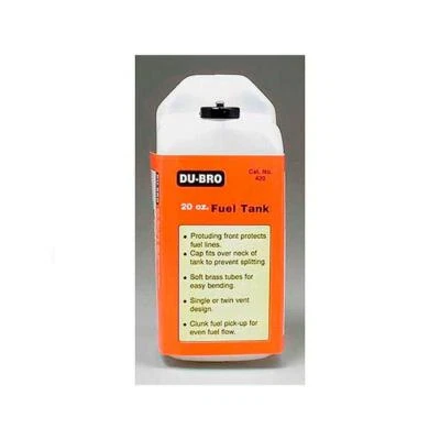 Dubro 20-Ounce 20 oz RC Remote Control Airplane Nitro / Gas Fuel Tank DUB420 - Image 1 of 3