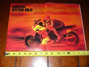 1987 KAWASAKI NINJA GPX 750R ORIGINAL ARTICLE - Picture 1 of 6